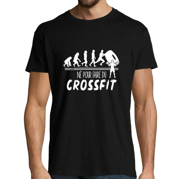 T-shirt Homme Crossfit Évolution - Planetee