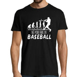 T-shirt Homme Baseball Évolution - Planetee