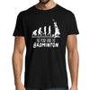 T-shirt Homme Badminton Évolution - Planetee