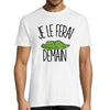 T-shirt Homme Crocodile | Je le ferai demain - Planetee