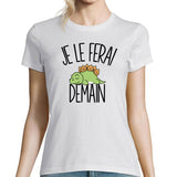T-shirt Femme Dinosaure | Je le ferai demain - Planetee