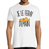 T-shirt Homme Dromadaire | Je le ferai demain - Planetee