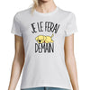 T-shirt Femme Labrador | Je le ferai demain - Planetee