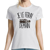 T-shirt Femme Raton Laveur | Je le ferai demain - Planetee