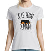 T-shirt Femme Rottweiler | Je le ferai demain - Planetee