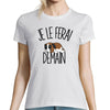 T-shirt Femme Saint Bernard | Je le ferai demain - Planetee