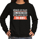 Sweat femme 78 ans Sexy - Planetee