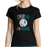 T-shirt femme J'peux pas j'ai mosaïque - Planetee