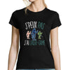 T-shirt femme J'peux pas j'ai laser game - Planetee