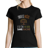 T-shirt femme généalogie - Planetee