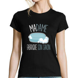 T-shirt femme Madame fabrique son savon - Planetee