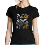 T-shirt femme J'peux pas j'ai 7ème Art Cinéma - Planetee