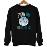 Sweat J'peux pas j'ai cerf-volant - Planetee
