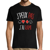 T-shirt homme J'peux pas j'ai rami - Planetee