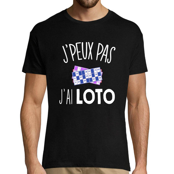 T-shirt homme J'peux pas j'ai LOTO - Planetee