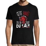 T-shirt homme Cette année on va faire du sale Féria - Planetee