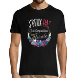 T-shirt homme J'peux pas j'ai composition florale - Planetee