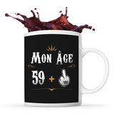 Mug anniversaire 60 ans Humour - Planetee