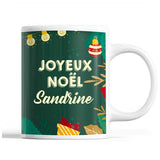 Tasse Noël Sandrine Vert - Planetee