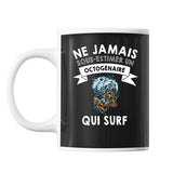 Mug Surf Octogénaire Homme 80 ans - Planetee