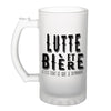 Chope de bière Lutte et bière - Planetee