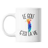 Mug Golf c'est la vie Golfeur et Golfeuse - Planetee
