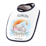 Bavoir Simon bébé d'amour éléphant - Planetee