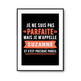 Affiche Suzanne pas parfaite mais presque pareil - Planetee