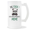 Chope de bière Pépé Pas Touche Panda - Planetee