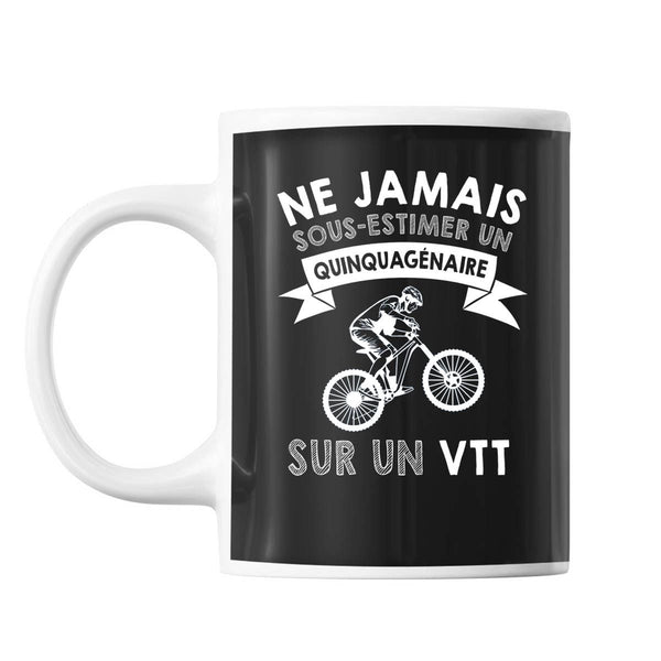 Mug Vtt Quinquagénaire Homme 50 ans - Planetee