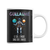 Mug Prénom Guillaume Univers - Planetee