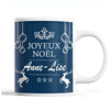 Tasse Noël Anne-Lise Bleu - Planetee