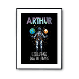 Affiche Prénom Arthur Univers - Planetee