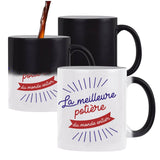 Mug magique Potière Femme Meilleure de France | Tasse Métier imprimée en France - Planetee