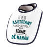 Bavoir bébé garçon Le Petit Assistant de la de Ferme Mama - Planetee