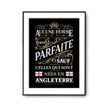 Affiche Anglaises Femme Parfaite - Planetee