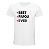 T-shirt homme Best Papou Ever - Planetee