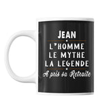 Mug Jean départ retraite - Planetee