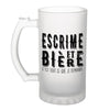 Chope de bière Escrime et bière - Planetee