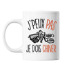 Mug Chiner j'peux pas Blanc - Planetee