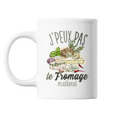 Mug Fromage j'peux pas Blanc - Planetee