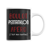 Mug Pentathlon C'est ma Routine - Planetee