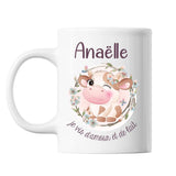 Mug Anaëlle Amour et Biberon de Lait Vache - Planetee