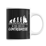 Mug Contrebasse évolution - Planetee