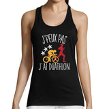 Débardeur Je peux pas Duathlon - Planetee