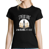 T-shirt Femme Échecs - Echec et mat - Planetee