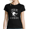 T-shirt Femme j'peux pas Course de Haies - Planetee