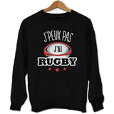 Sweat j'peux pas Rugby - Planetee