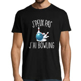 T-shirt Homme Je peux pas Bowling - Planetee