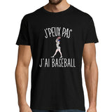 T-shirt Homme Je peux pas Baseball - Planetee
